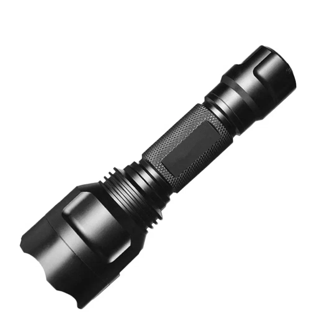 C8 Tactical LED Flashlight T6/L2/COB+T6 Torch for Riding Camping Hiking with Side COB Work Light Design by 18650 battery