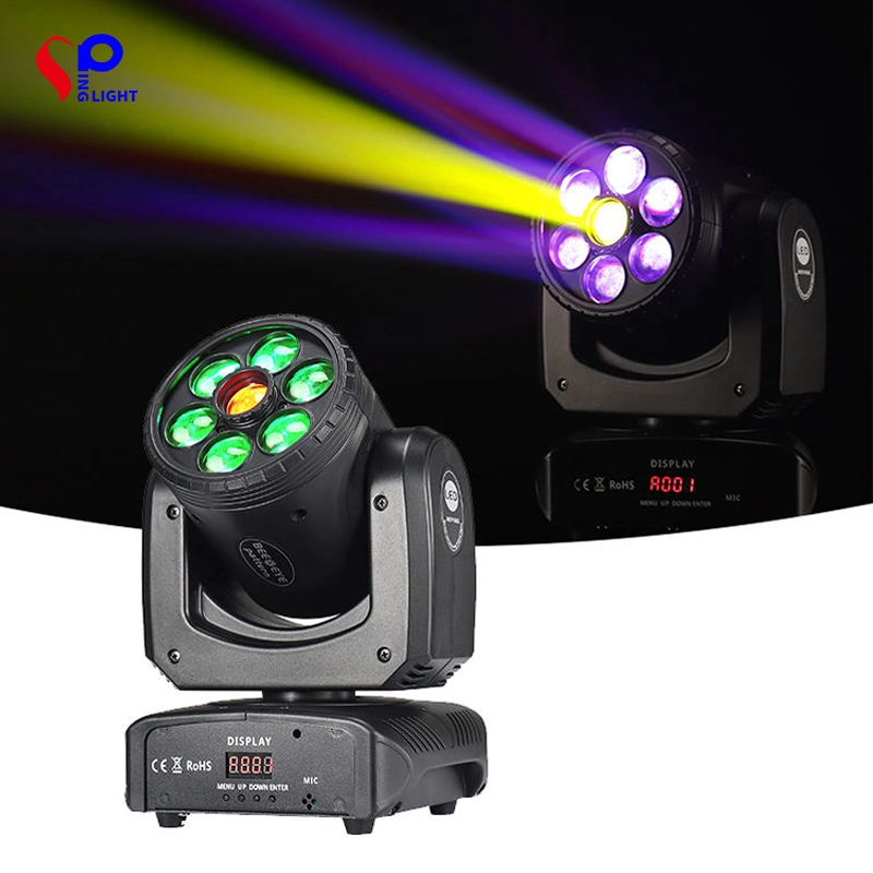 Stage Lighting 6PCS Bee Eyes RGBW 4in1 Moving Head DJ Light