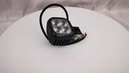 Emark EMC R10 승인 12V 24V 40W 50W 60W 80W CREE Osram LED 트랙터 작업 램프(트럭 오프로드 농업 트랙터 기계용 회전 브래킷 포함)